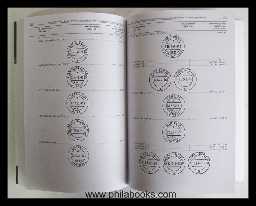 Hofmann, H. von: Estland, Handbuch Philatelie, Kommunkation-und Po ...