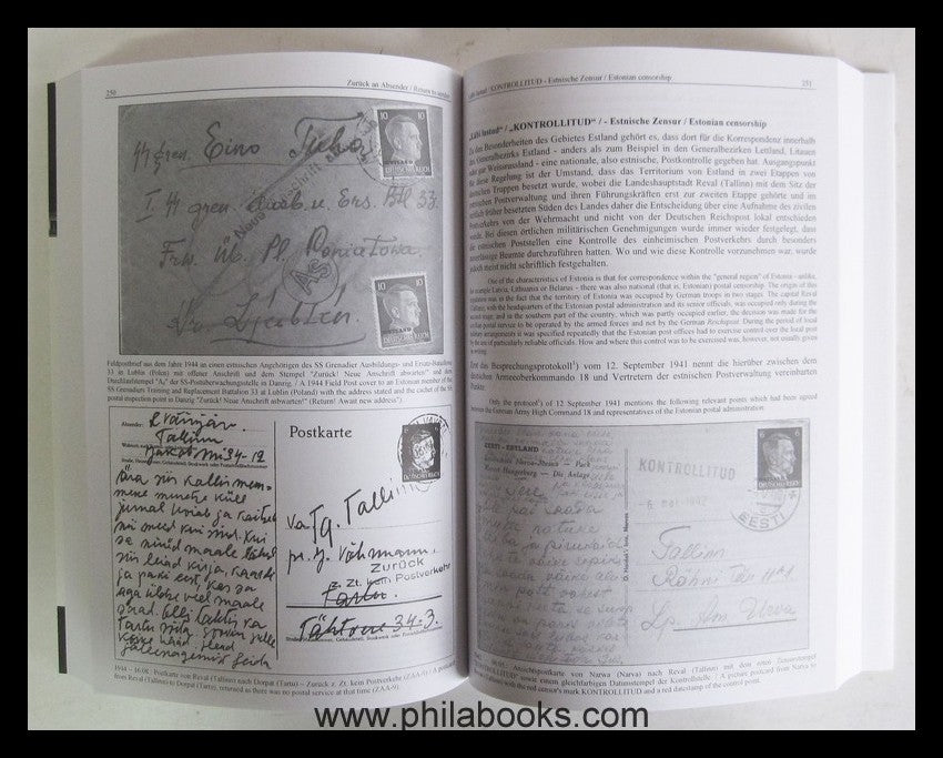 Hofmann, H. von: Estland, Handbuch Philatelie, Kommunkation-und Po ...
