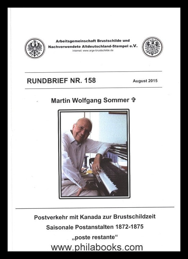 ArGe Brustschilde, Rundbrief Nr. 158, August 2015, Postverkehr mit ...