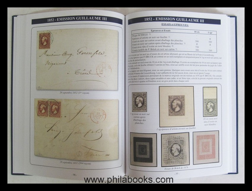 Goebel, R., Catalogue spécialisé du Luxembourg, Volume I Des Origi ...