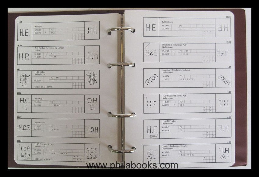 Hansen/Krolak/Moeller/Fauerbo, Katalog over danske firmaperforinge ...