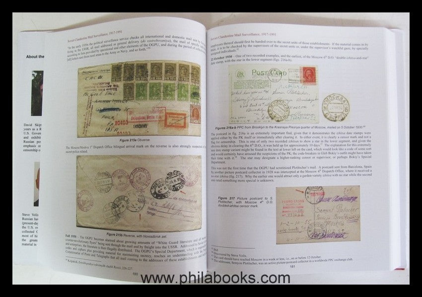 Skipton/Volis, Soviet Clandestine Mail Surveillance, 1917-1991, 20 ...