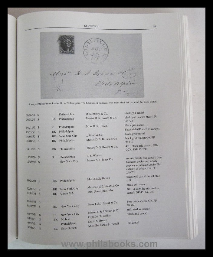 Alexander, T. J., The United States 1847 Issue: A Cover Census, U. ...
