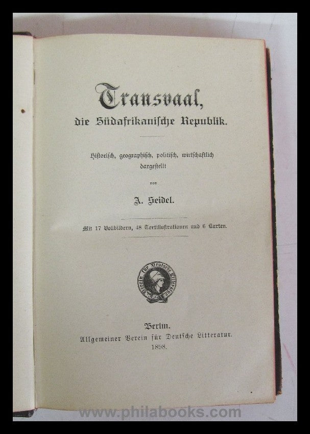 Transvaal, die Südafrikanische Republik, Historisch, geopgraphisch ...