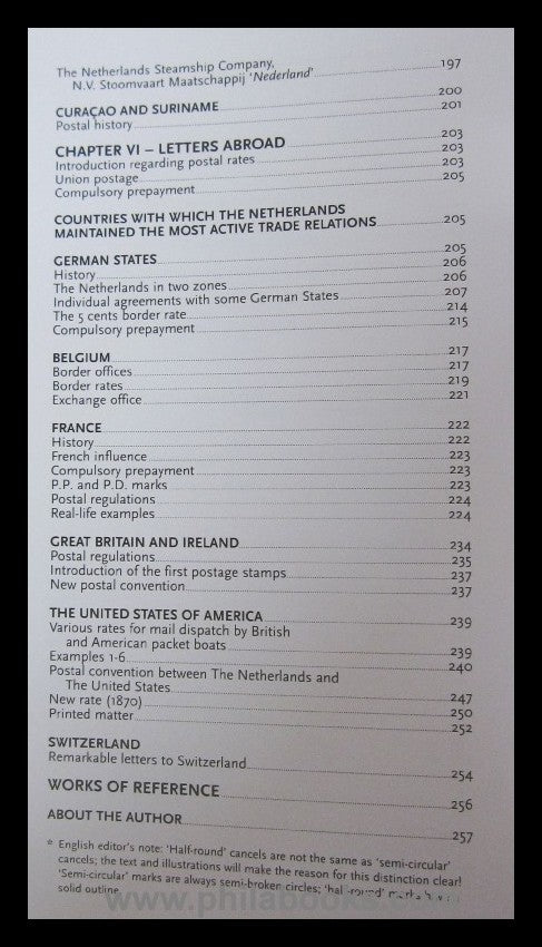 van Hussen, G.J.J.M.: Postal History of the Netherlands, The Issue ...