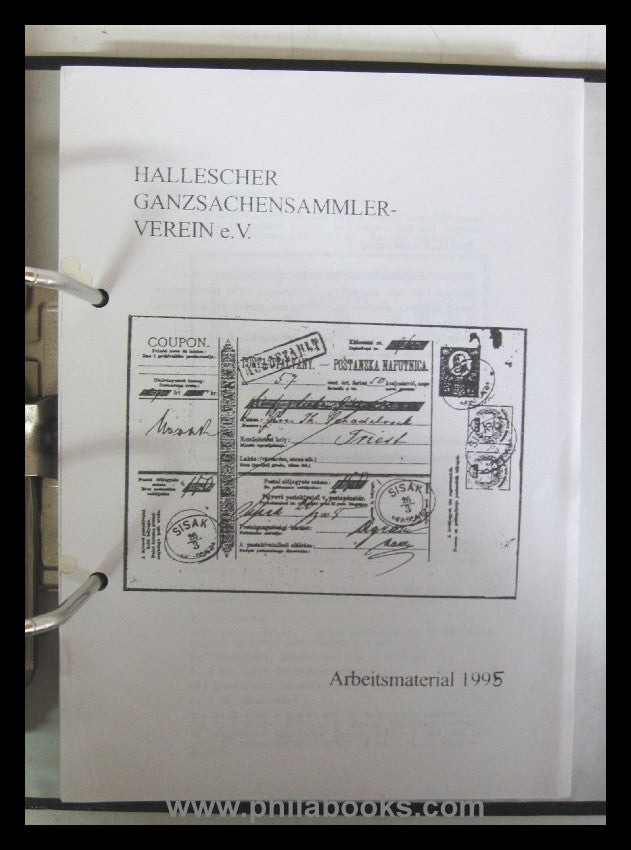 Philatelistenverband im Kulturbund der DDR, Amtliche Ganzsachen de ...