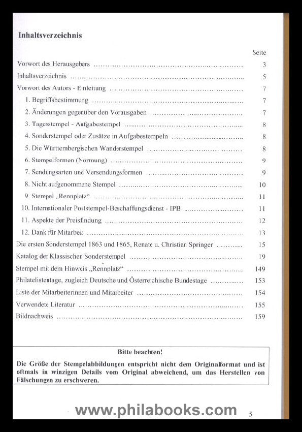 Bochmann, J., Katalog der  deutschen Gelegenheitsstempel, Die klas ...
