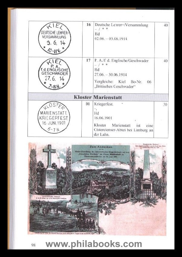 Bochmann, J., Katalog der  deutschen Gelegenheitsstempel, Die klas ...