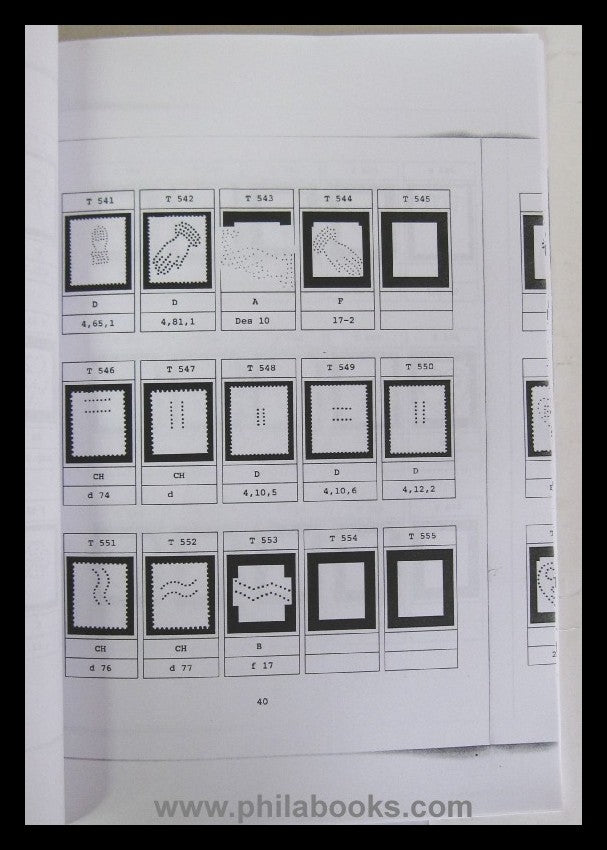 The Perfins Club, Catalogue for Ireland, sowie diese weiteren Hand ...