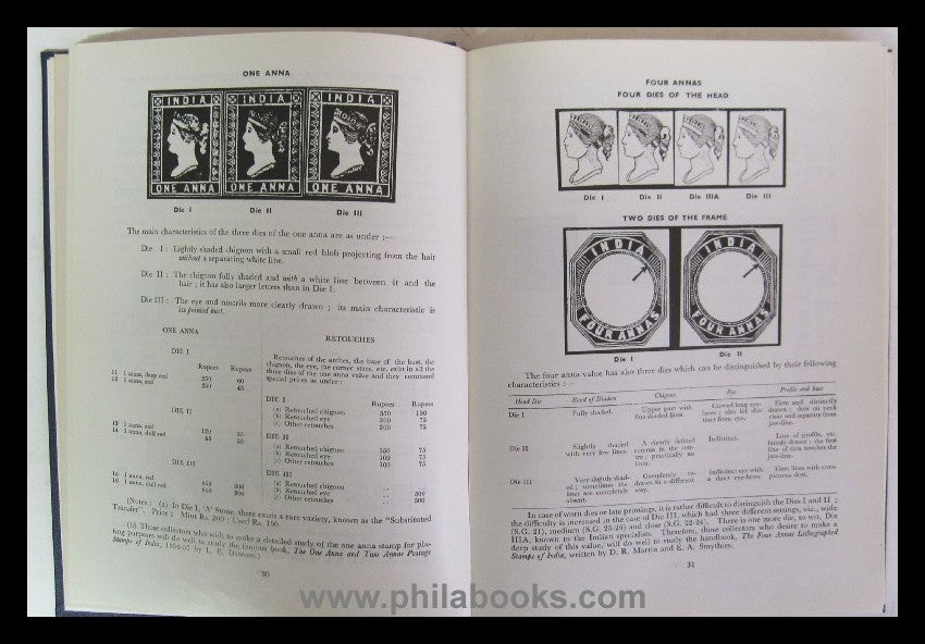 Cooper, J., A Specialised Priced Catalogue of Indian Stamps (1852- ...