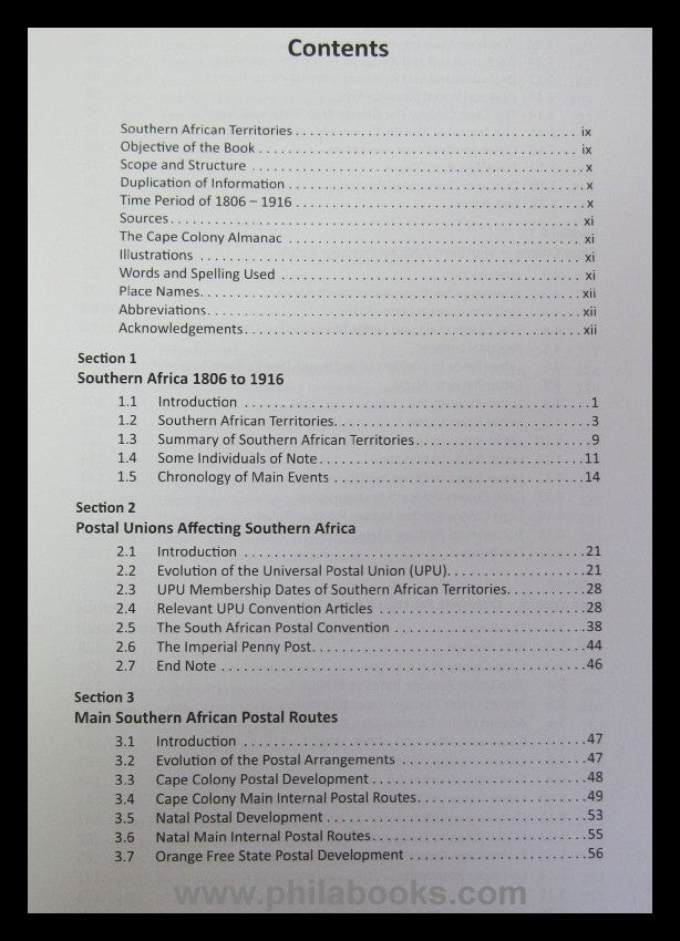 Trotter, B., Southern African Mails, Routes, Rates and Regulations ...