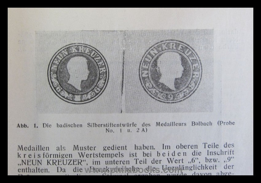 Zicker, Dr. M., Proben (Essais) für altdeutsche Ganzsachen, Die Po ...