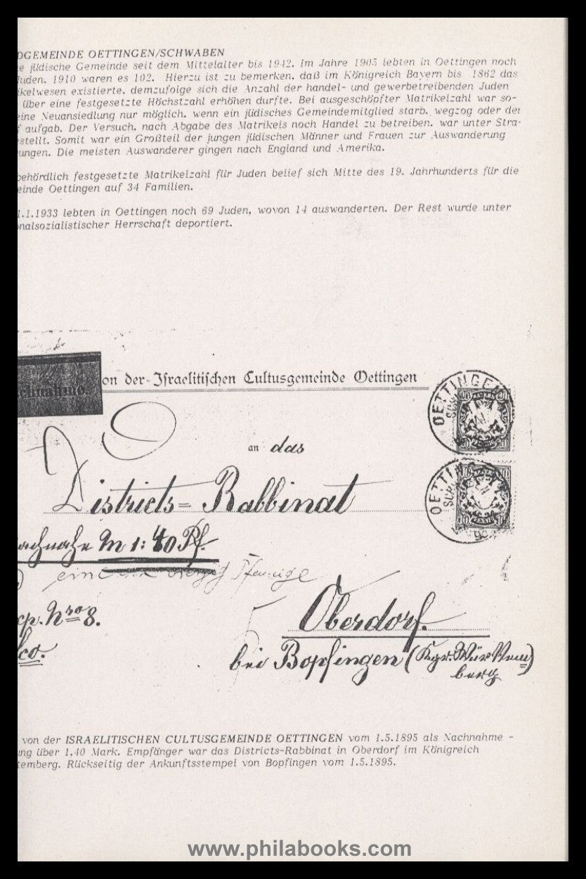German-speaking Judaism around the world, around 2000, copy of a...