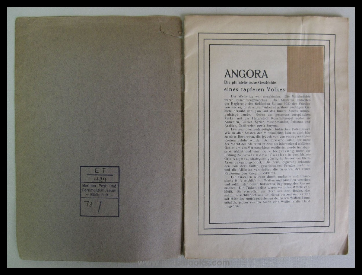 Behrens News Service - Braunschweig, Angora, The Philatelic ...