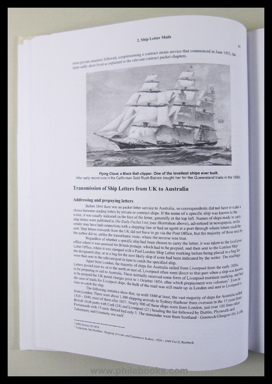 Tabeart, C., Australia New Zealand UK Mails to 1880, Rates Routes  ...