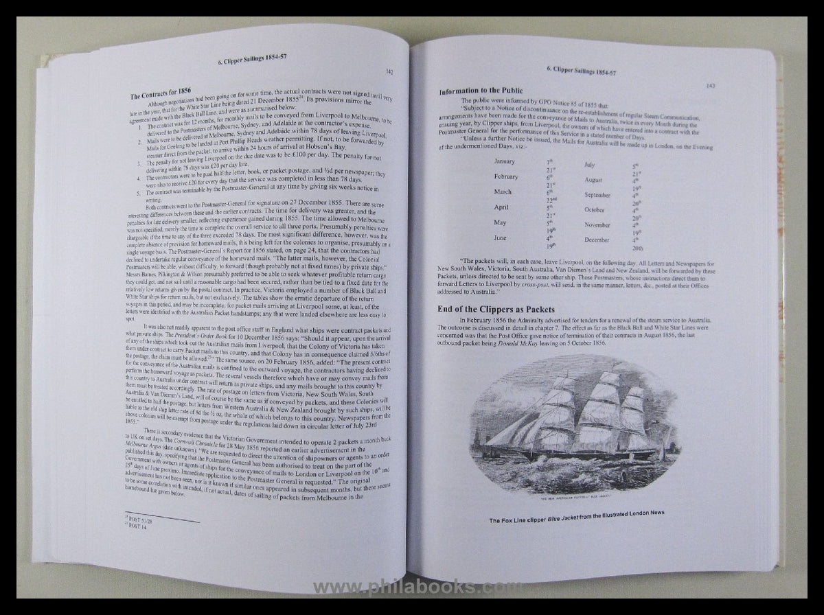 Tabeart, C., Australia New Zealand UK Mails to 1880, Rates Routes  ...