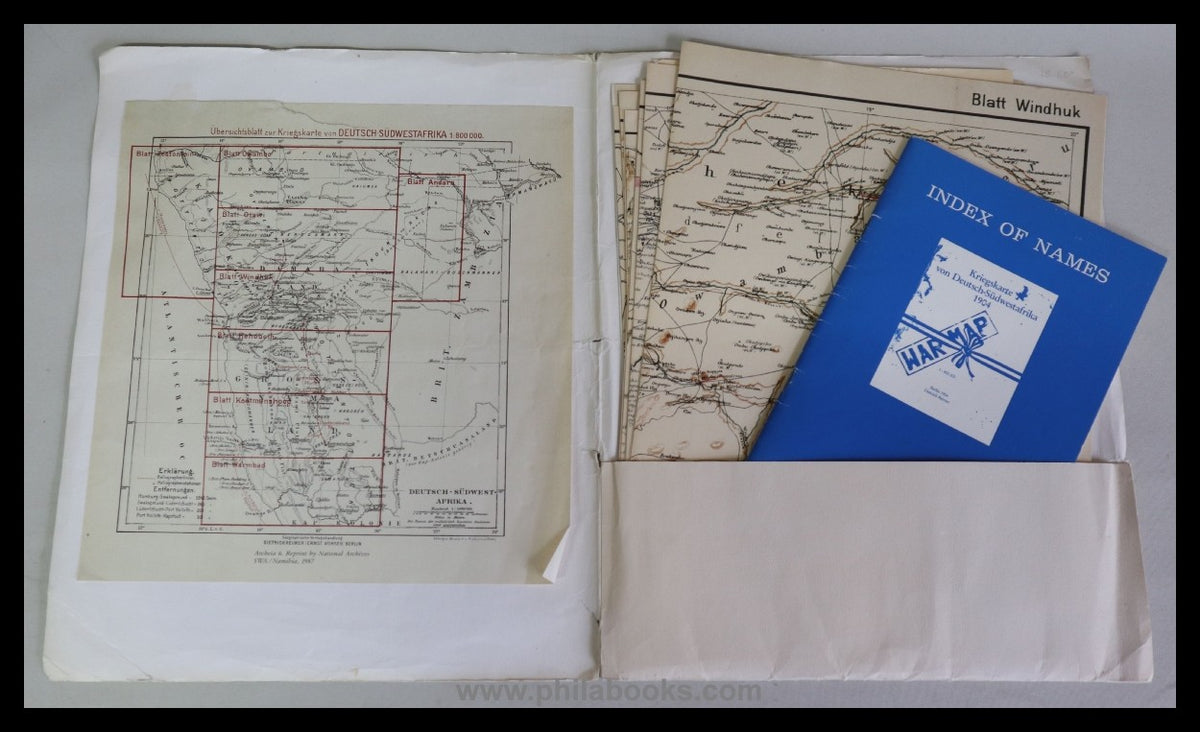 Reimer, D., Kriegskarte von Deutsch-Südwestafrika 1904, REPINT (19 ...
