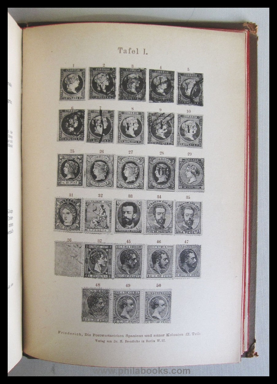 Friedrich, R., The postage stamps of Spain/The postage stamps S...