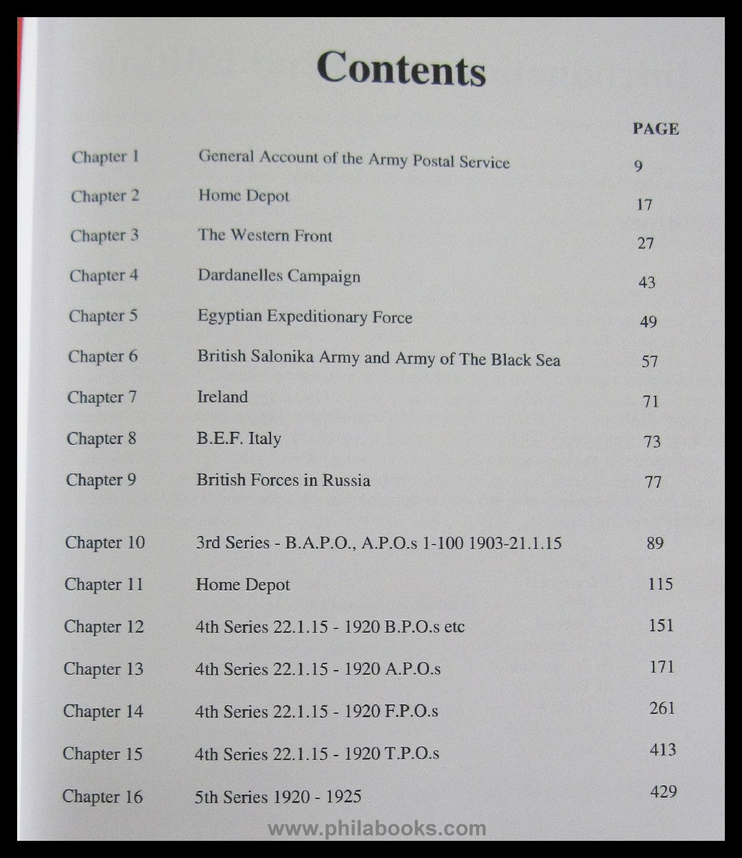 Proud, E.B., History of the British Army Postal Service Volume II, ...