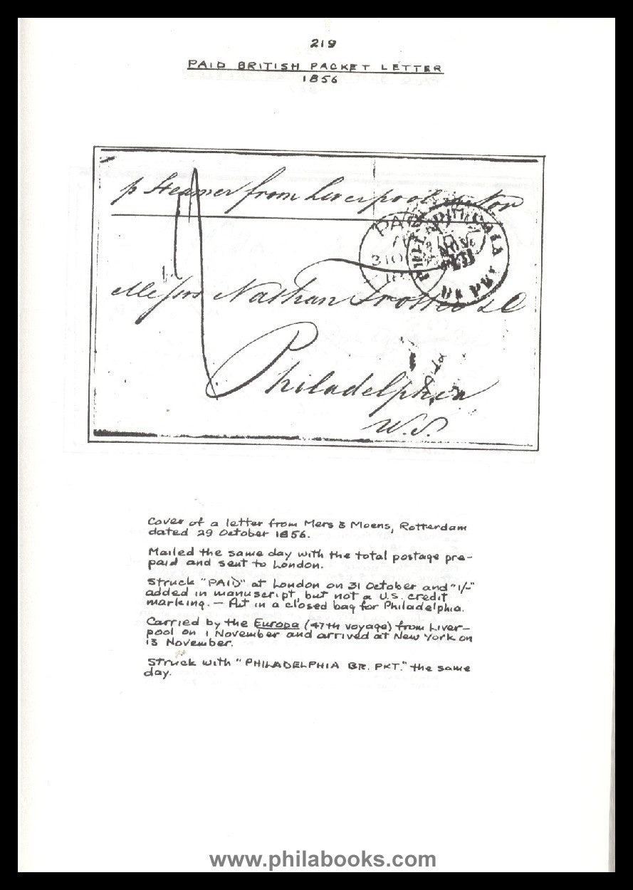 Transatlantic Stampless Mail to and from the United States of Amer...