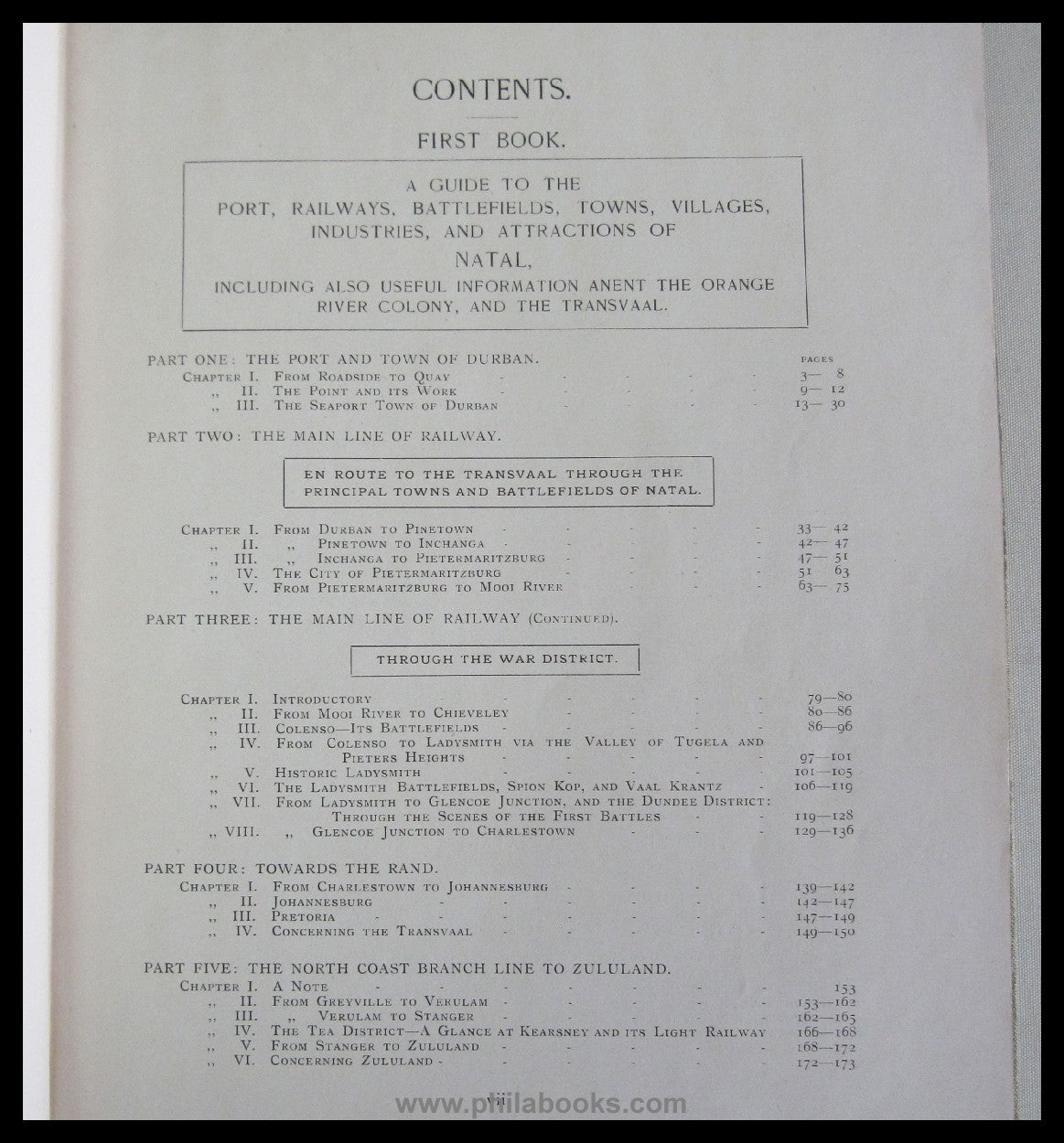 Harrison, C.W.F., Natal, Illustrated Official Railway Guide and Ge ...