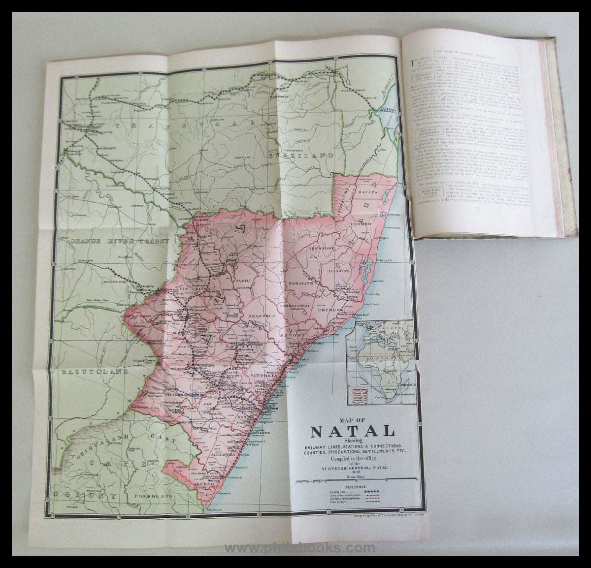 Harrison, C.W.F., Natal, Illustrated Official Railway Guide and Ge ...