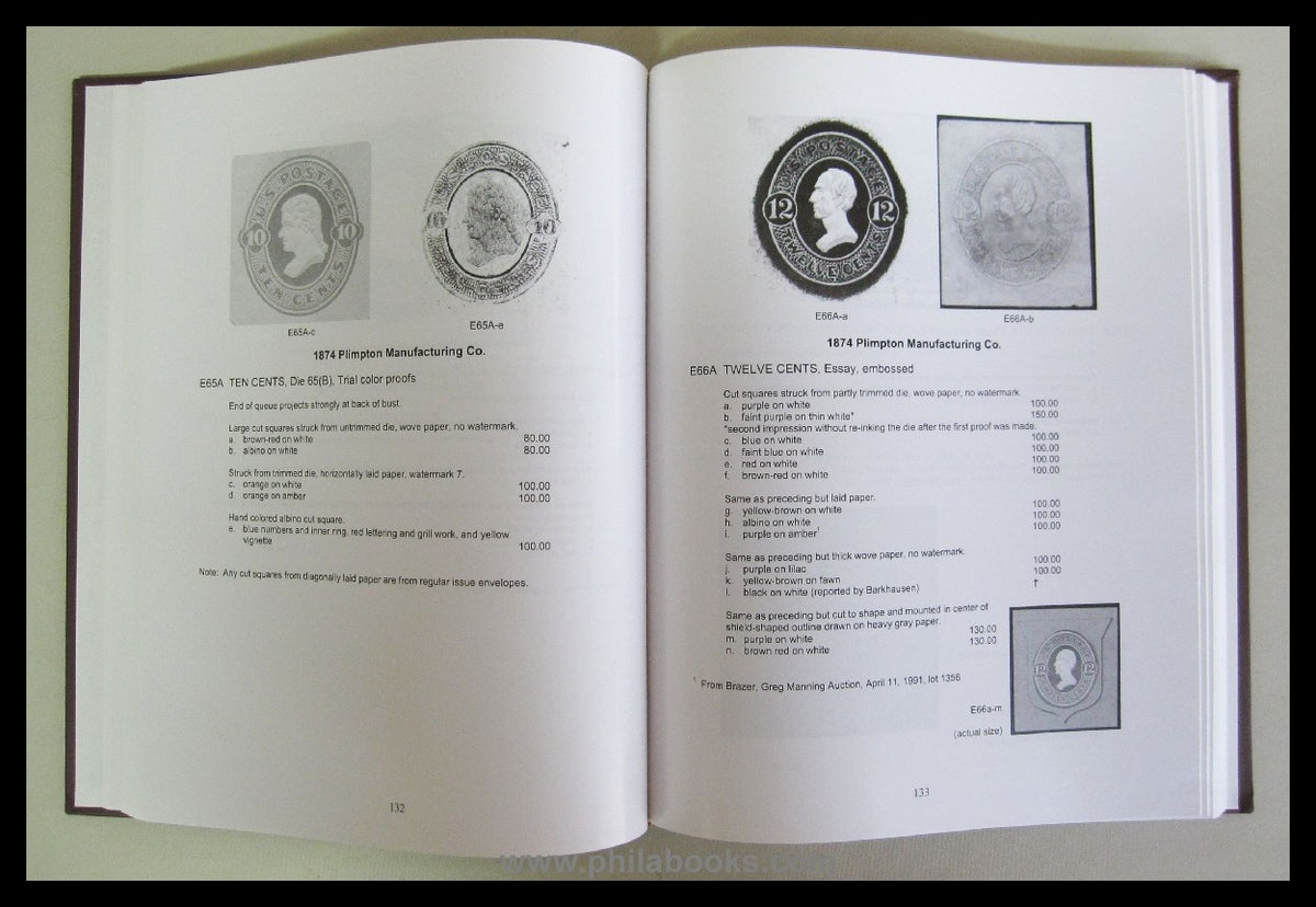 Undersander, D., Catalog of United States Stamped Envelope Essays  ...