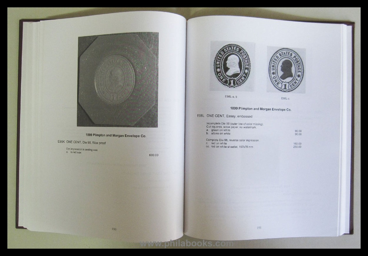 Undersander, D., Catalog of United States Stamped Envelope Essays  ...