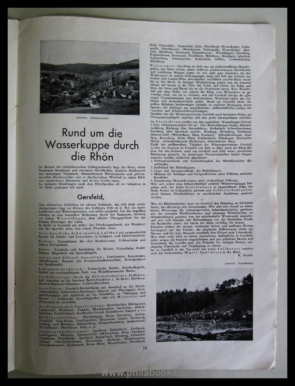Rhön-Segelflug, Sonderdruck der Fränkischen Verkehrs- u. Fremdenze ...