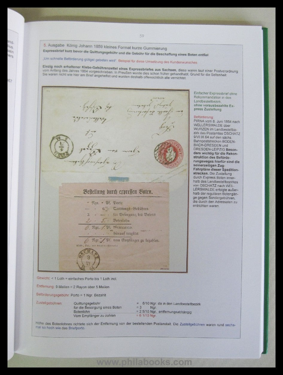 Heinrich Köhler (Hrsg.), Königreich Sachsen - Die Franko-Couverts/ ...