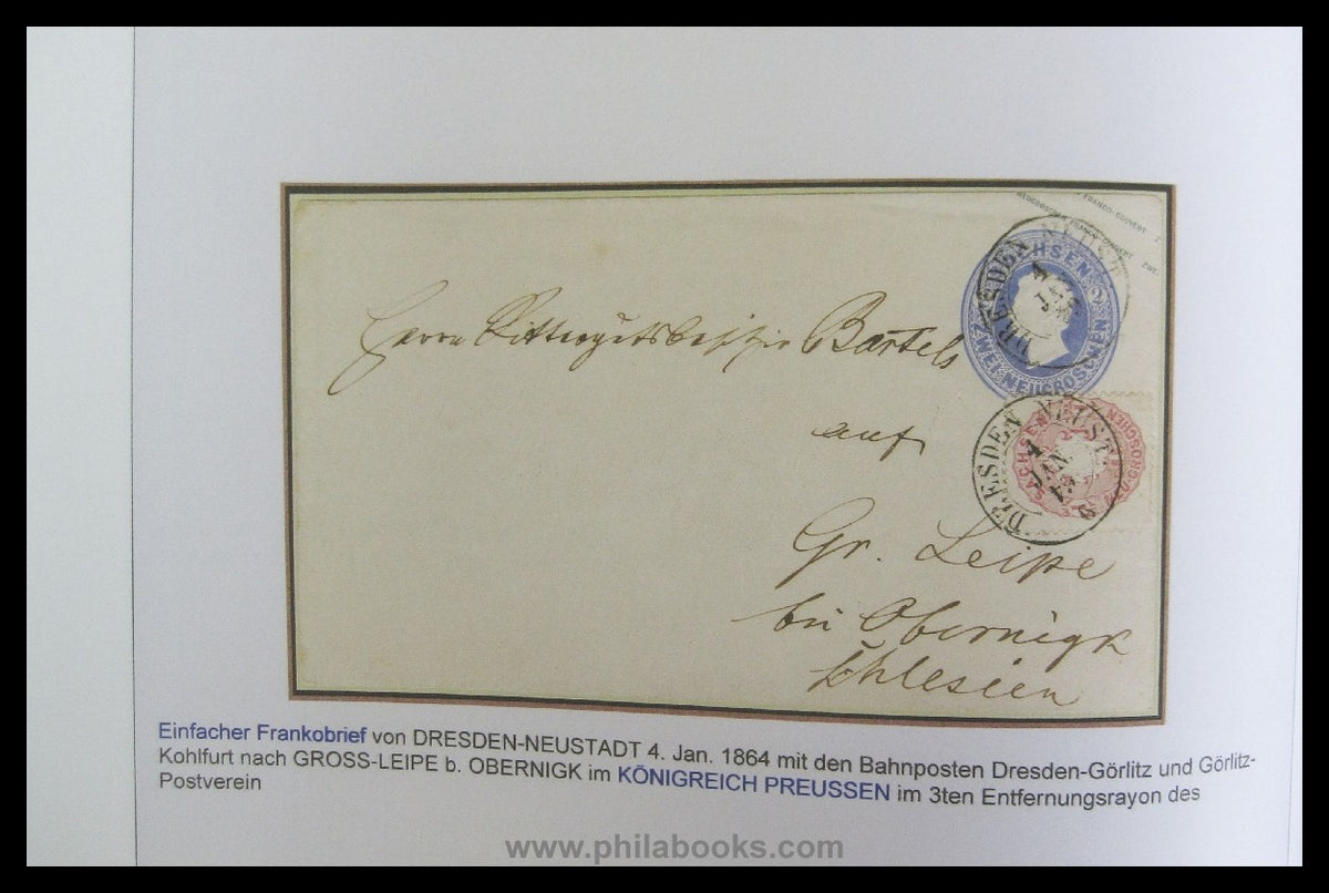 Heinrich Köhler (Hrsg.), Königreich Sachsen - Die Franko-Couverts/ ...