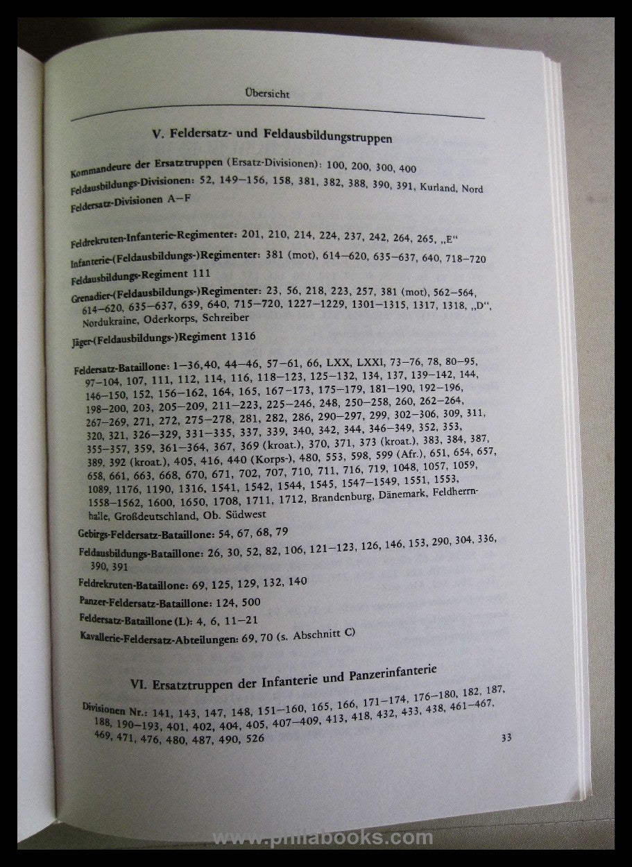 Tessin, G., Verbände und Truppen der deutschen Wehrmacht und der W ...