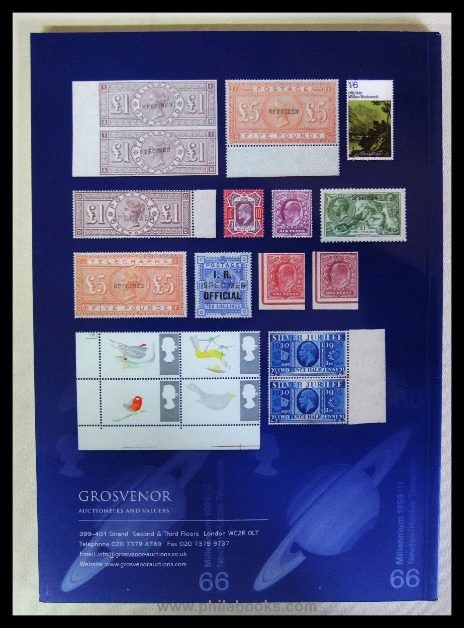 Grosvenor, London, hier fast komplette 'Run' ab Nr. 4, 1999, bis A ...