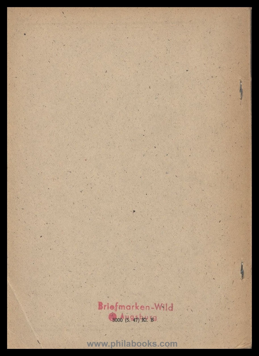 von der Wülbecke, M., Handbook of German Zone Stamps 1945-46, ...