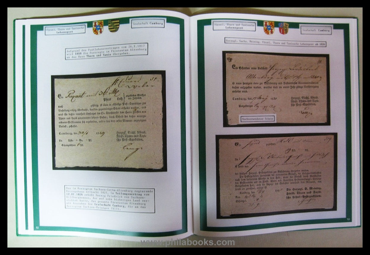 Heinrich Köhler (ed.), Saxony-Meinigen, Thuringia as philatelic ...