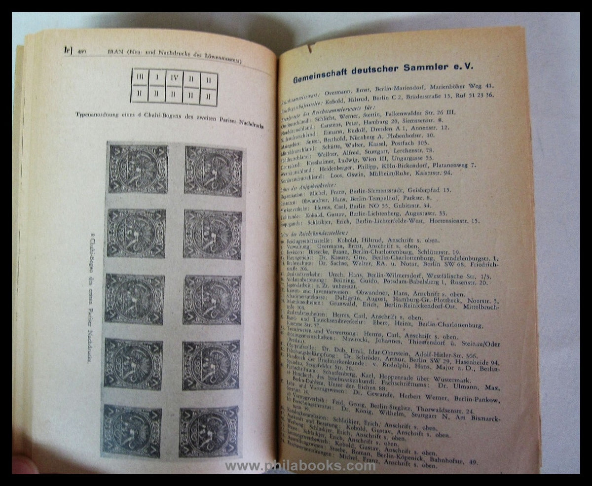 Handbuch der Briefmarkenkunde, Lieferung 12 bis 15, 1943, gefällig ...