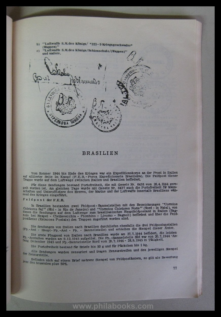 Clement, A., Handbuch der Militär-Luftpost 1793-1954, 1955 weltwei ...