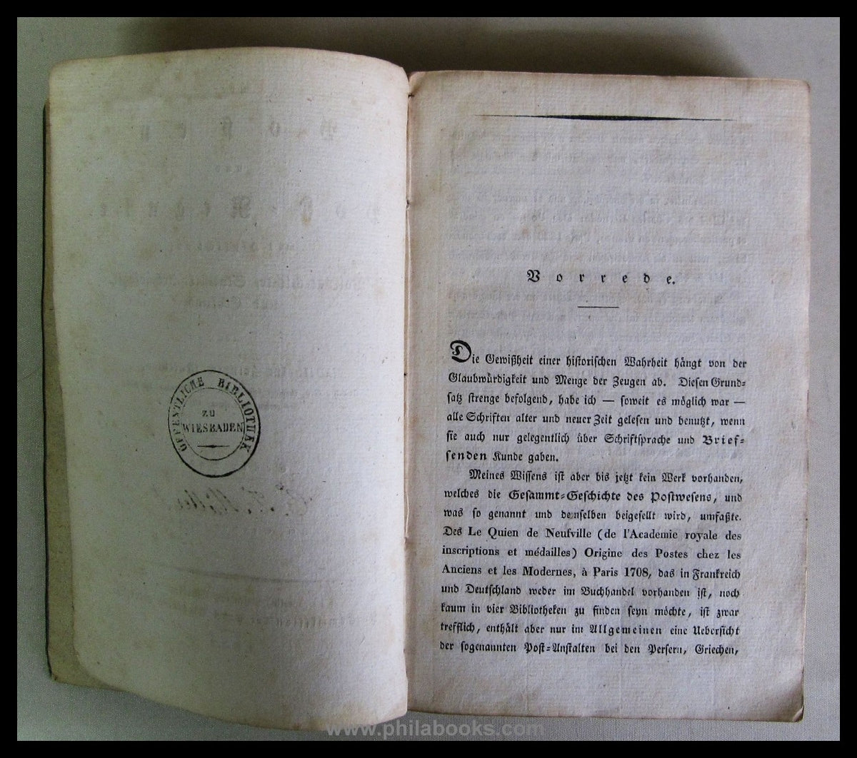Matthias, Wilhelm Heinrich: Über Posten und Post-Regale, mit Hinsi ...