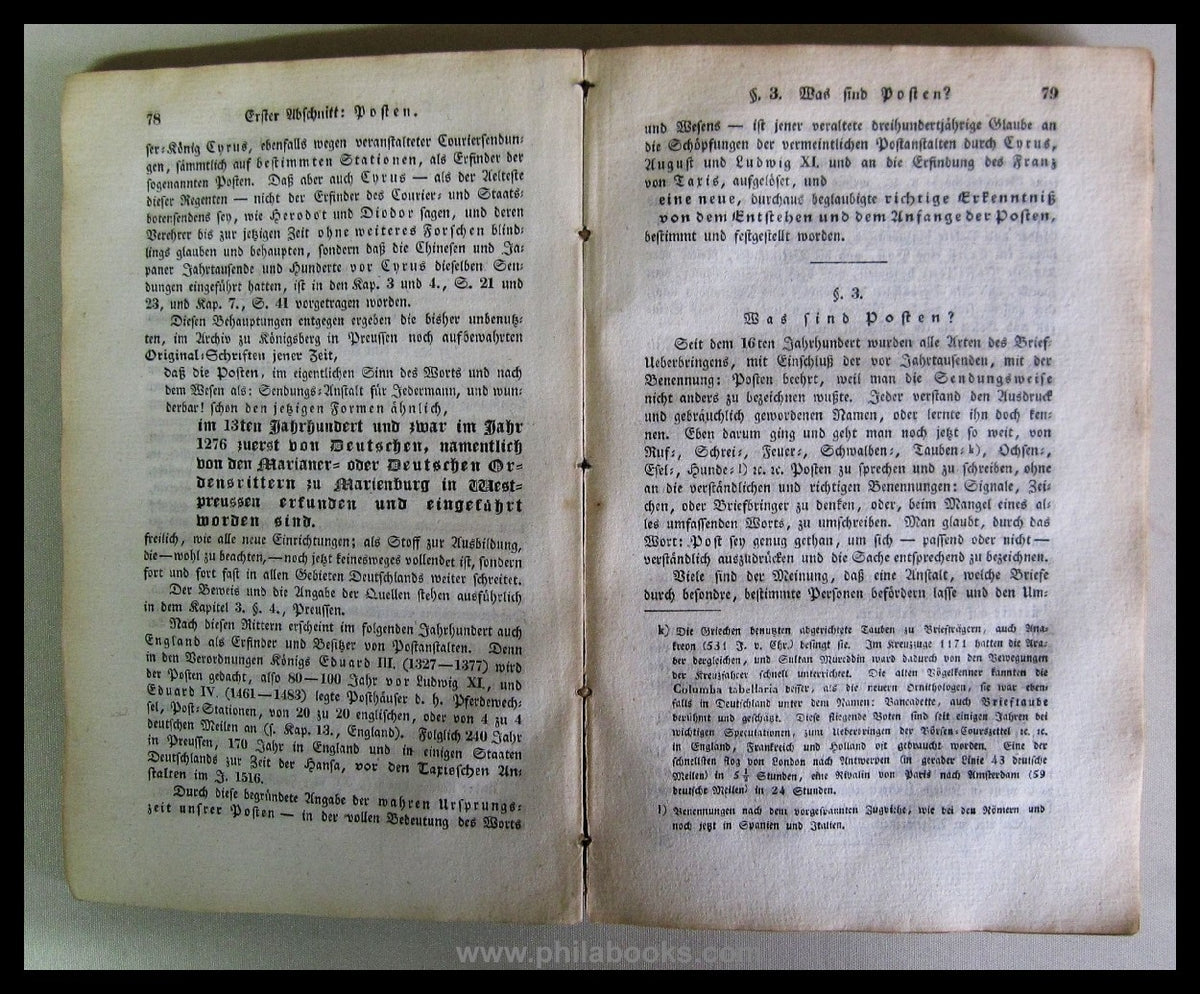 Matthias, Wilhelm Heinrich: Über Posten und Post-Regale, mit Hinsi ...