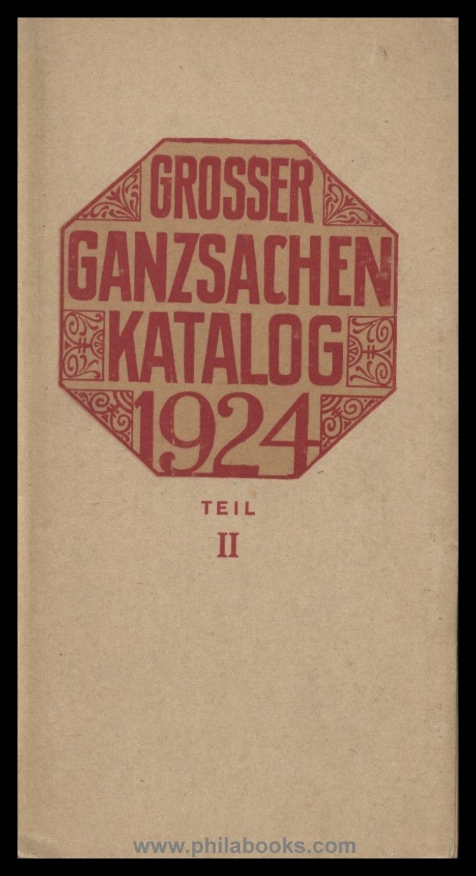 FRIEDL, Rudolph- Wien, Händlerschild in Grosser Ganzsachen-Katalog ...