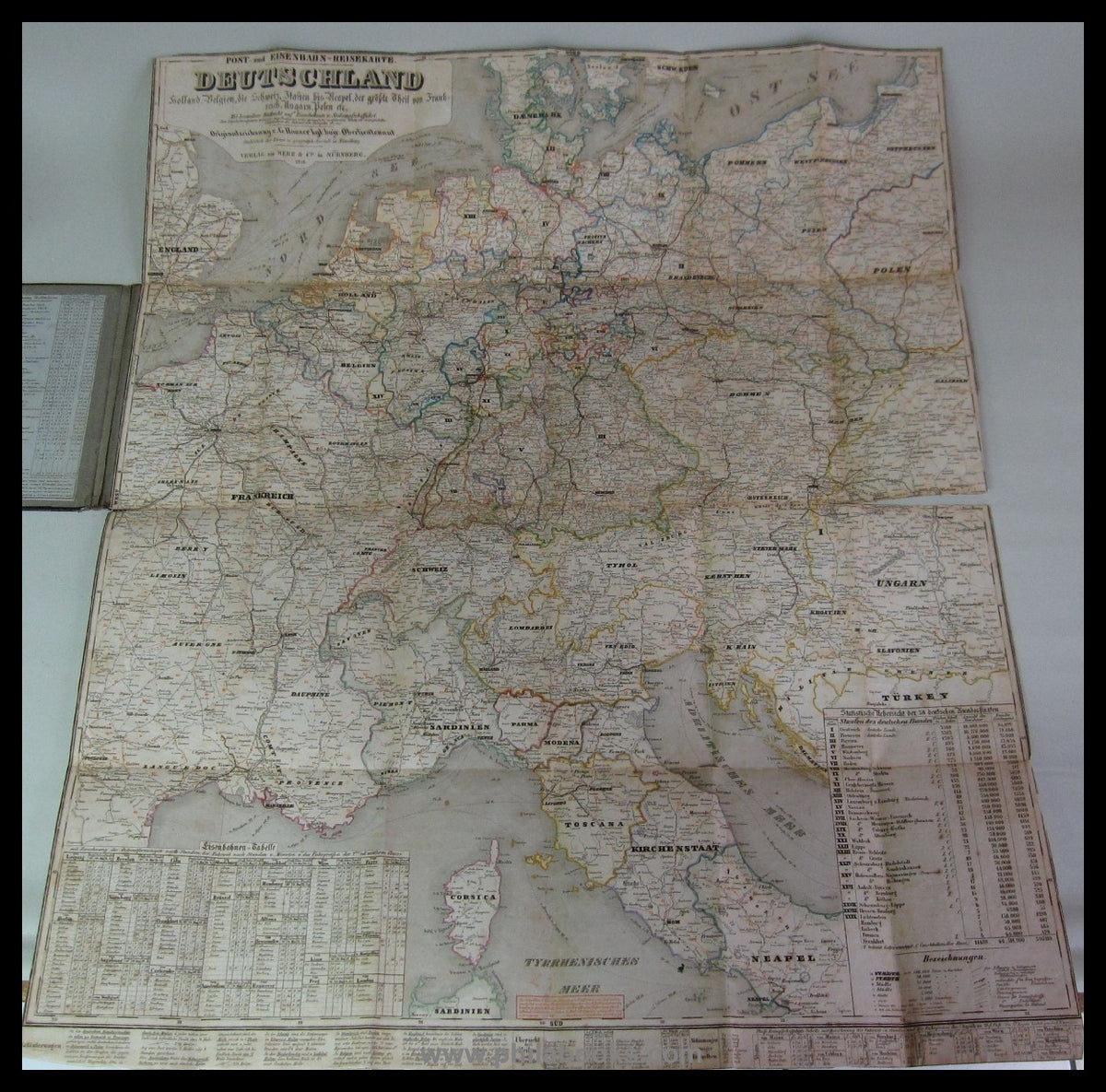 Hauser, G. [kgl. bayer. Oberlieutenant], Post-und Eisenbahn-Reisek ...