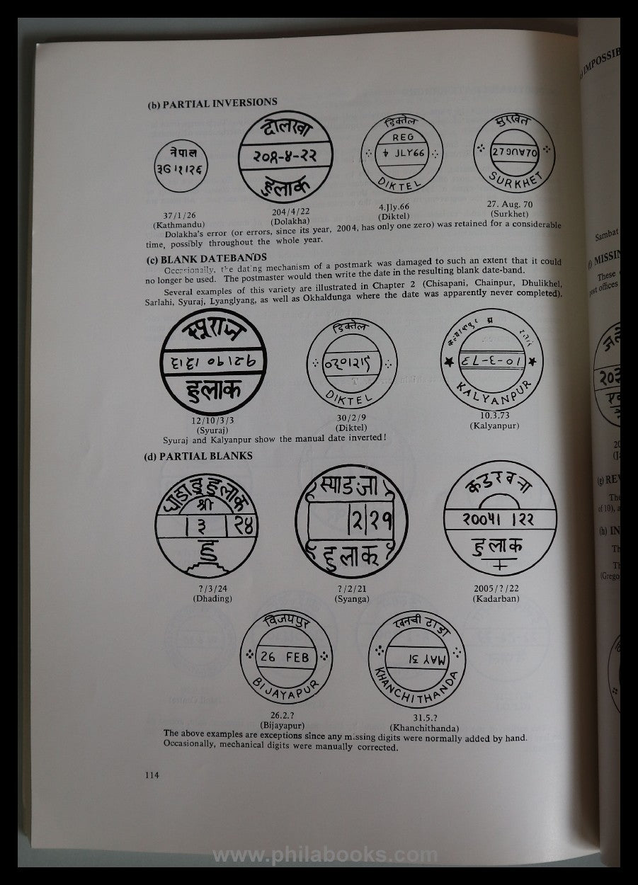 Hellrigl, Wolfgang/ Hepper, Colin: The Native Postmarks of Nepal,  ...