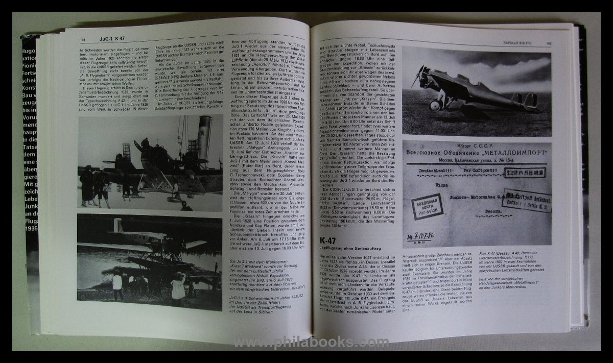 Schmitt, G., Junkers und seine Flugzeuge, transpress, 1986, allgem ...