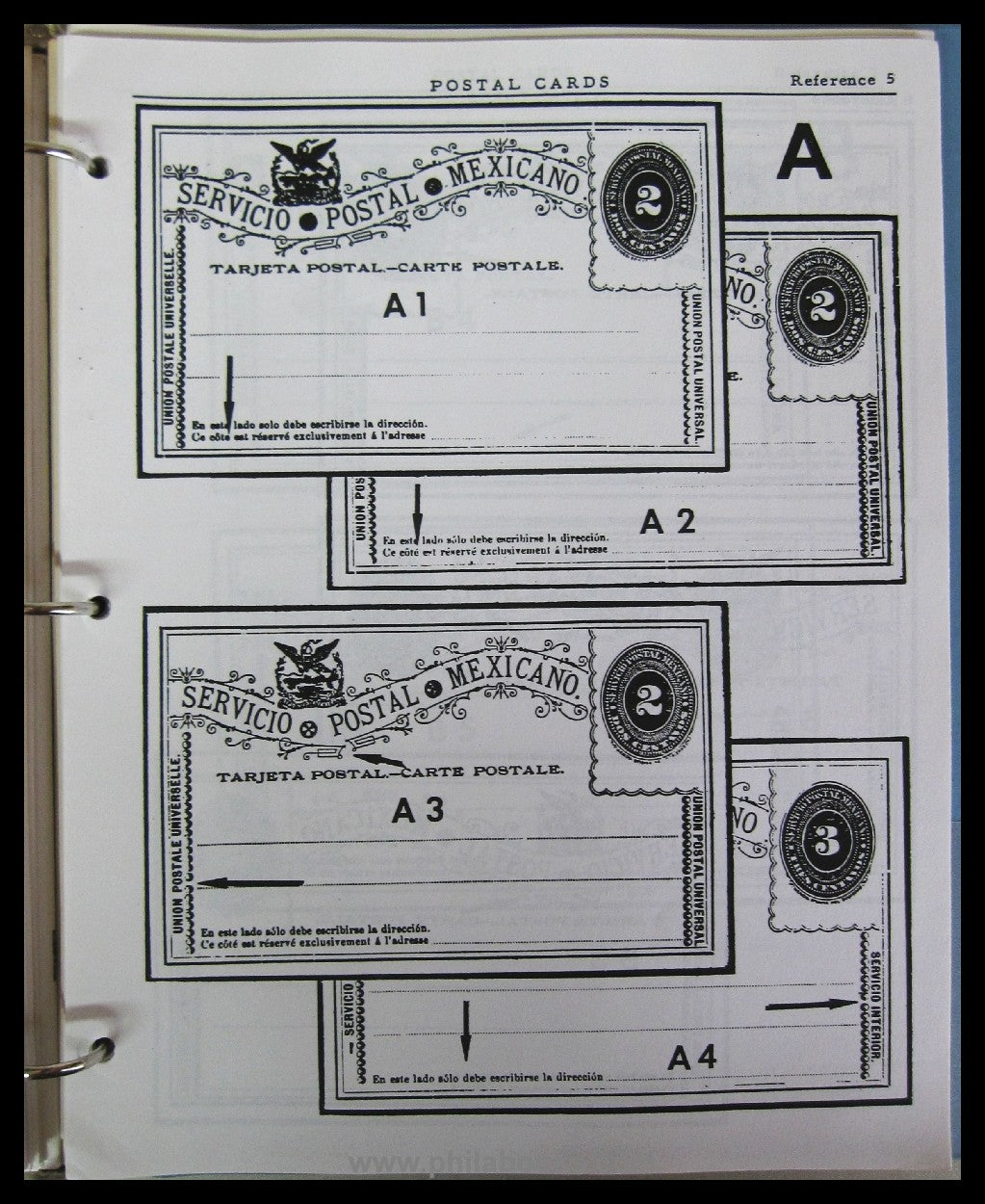 Mexico Elmhurst Philatelic Society International, Ringbinder mit f ...