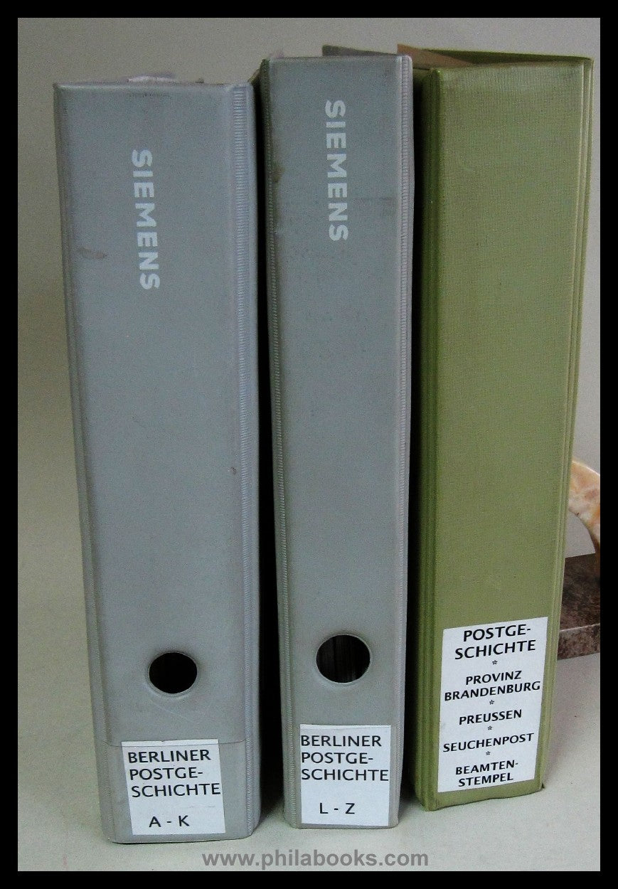 Hintze-Archiv, hier 3 Ordner mit Sammlerunterlagen zur klassischen ...