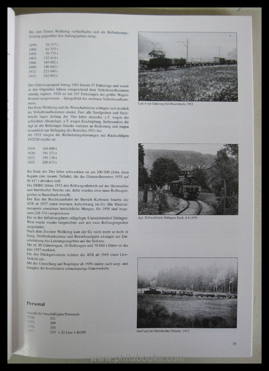 Wolff/Menges, Deutsche Klein- und Privatbahnen, Band 2, Baden, 199 ...