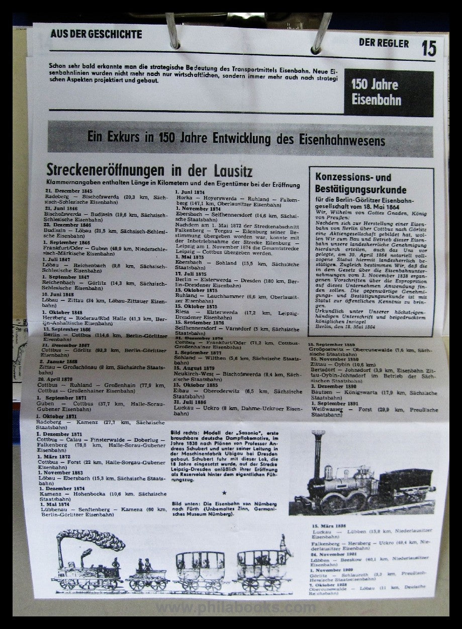 Hintze Bahnpostarchiv, hier ein Ordner mit Sammlerunterlagen betre ...