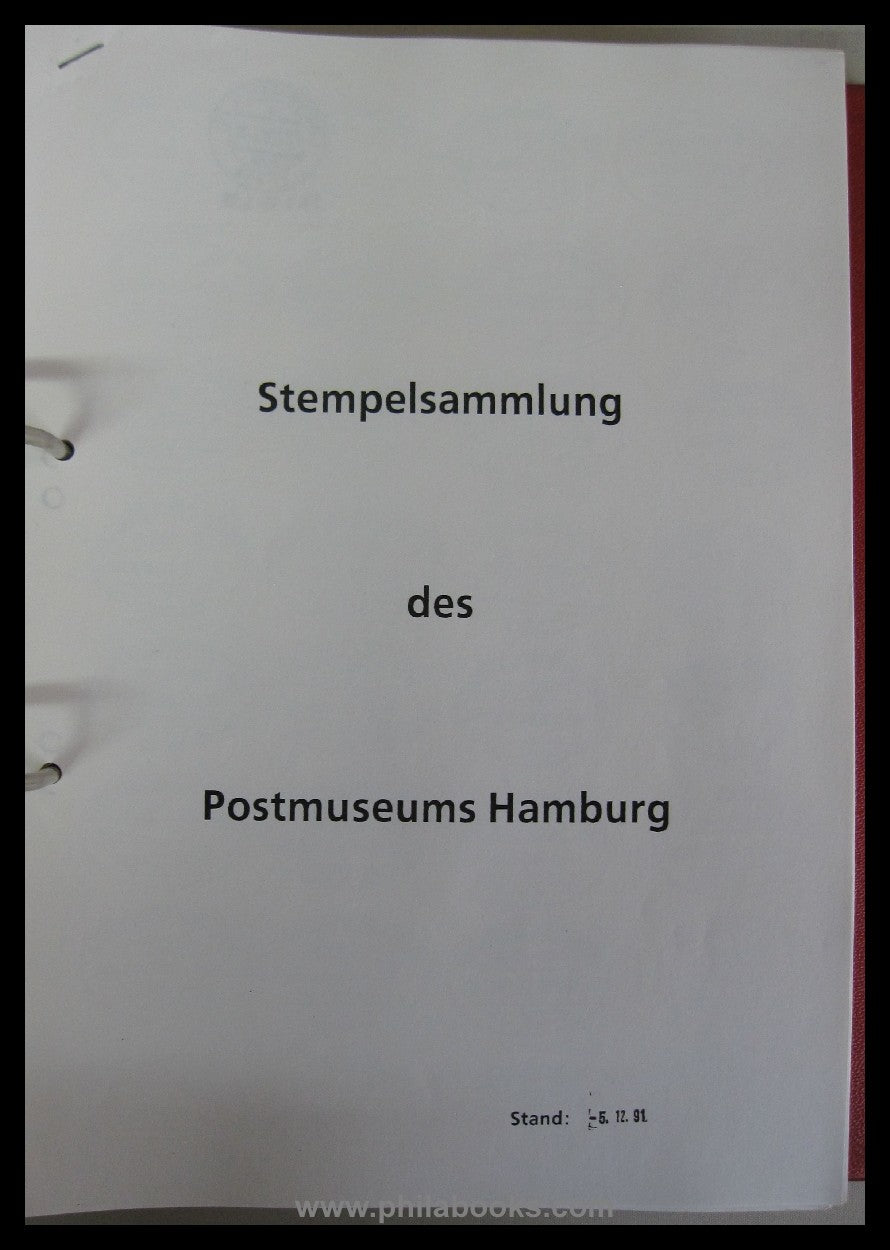 Ein Leitz-Odner mit Kopien von Unterlagen die Bahnpost von Schlesw ...