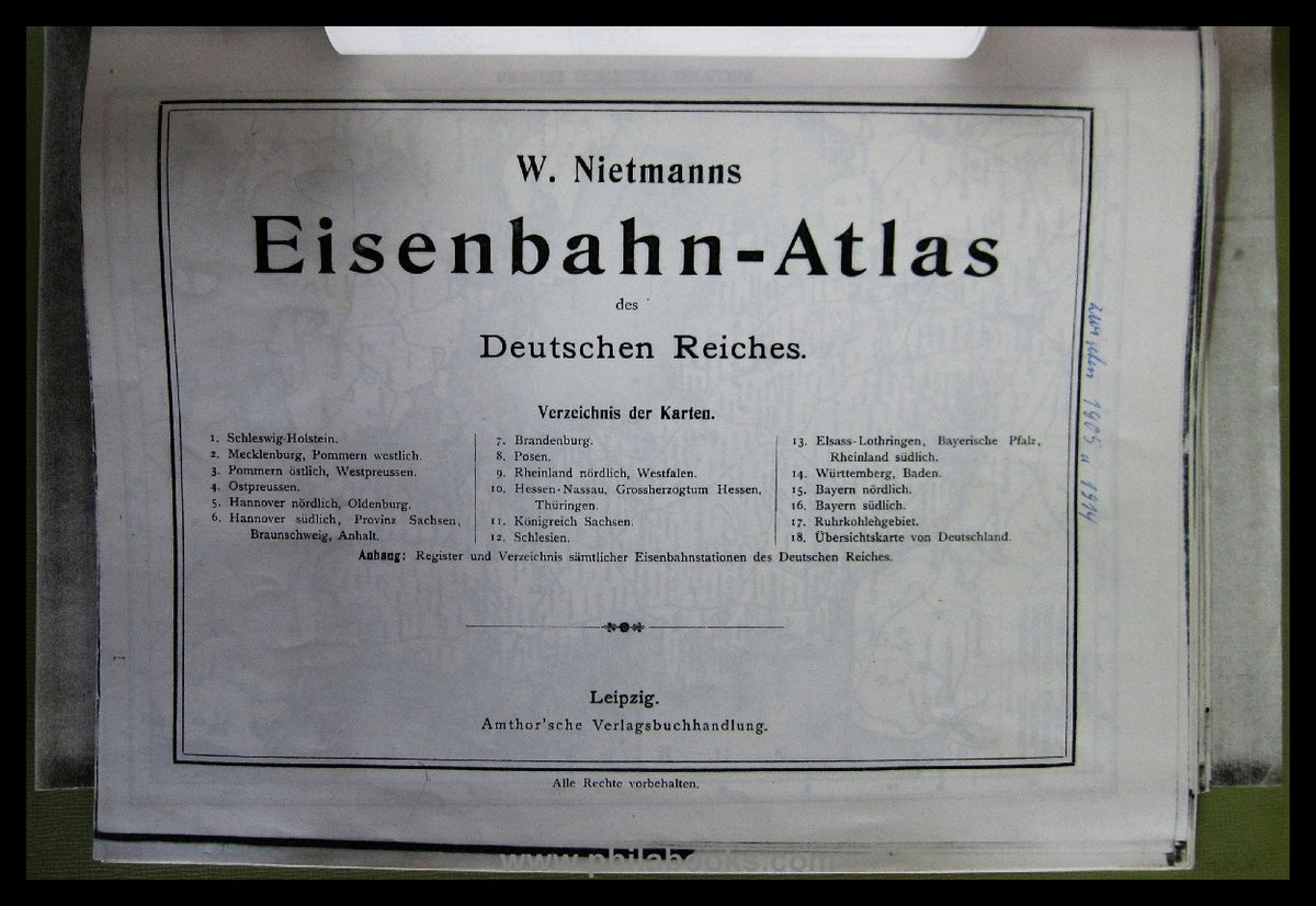 Ein Leitz-Odner mit Kopien von Unterlagen die Bahnpost von Berlin  ...