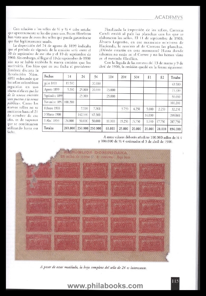 Academus, Real Academia Hispánica de Filatelia e Historia Postal,  ...